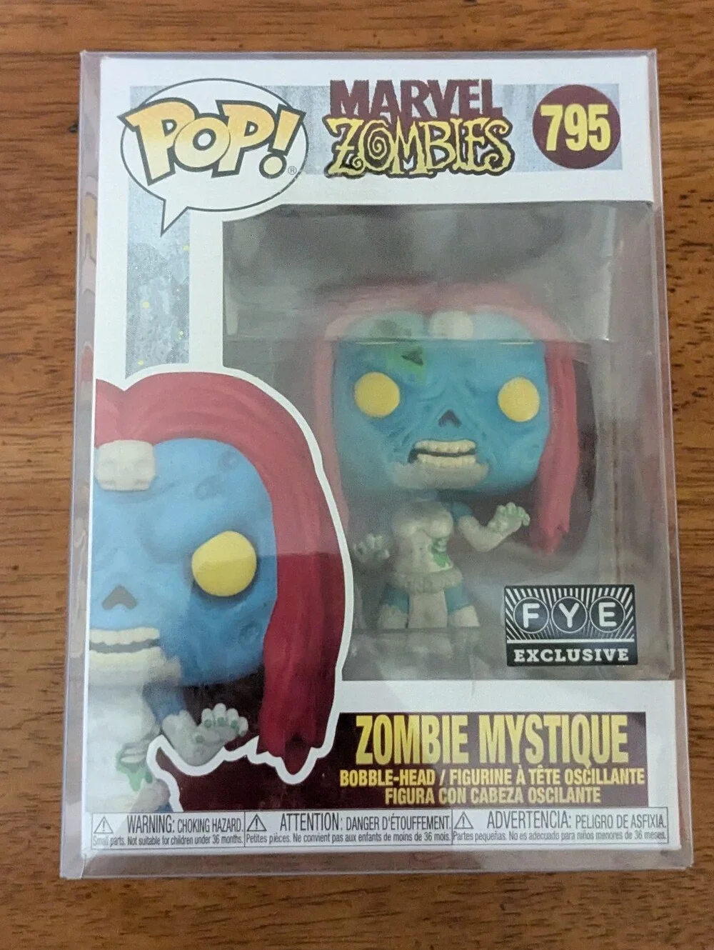 Funko Pop Marvel Zombies Zombie Mystique 795 FYE Exclusive